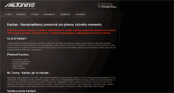 Desktop Screenshot of kardan.cz