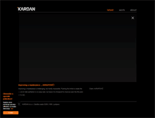 Tablet Screenshot of kardan.si